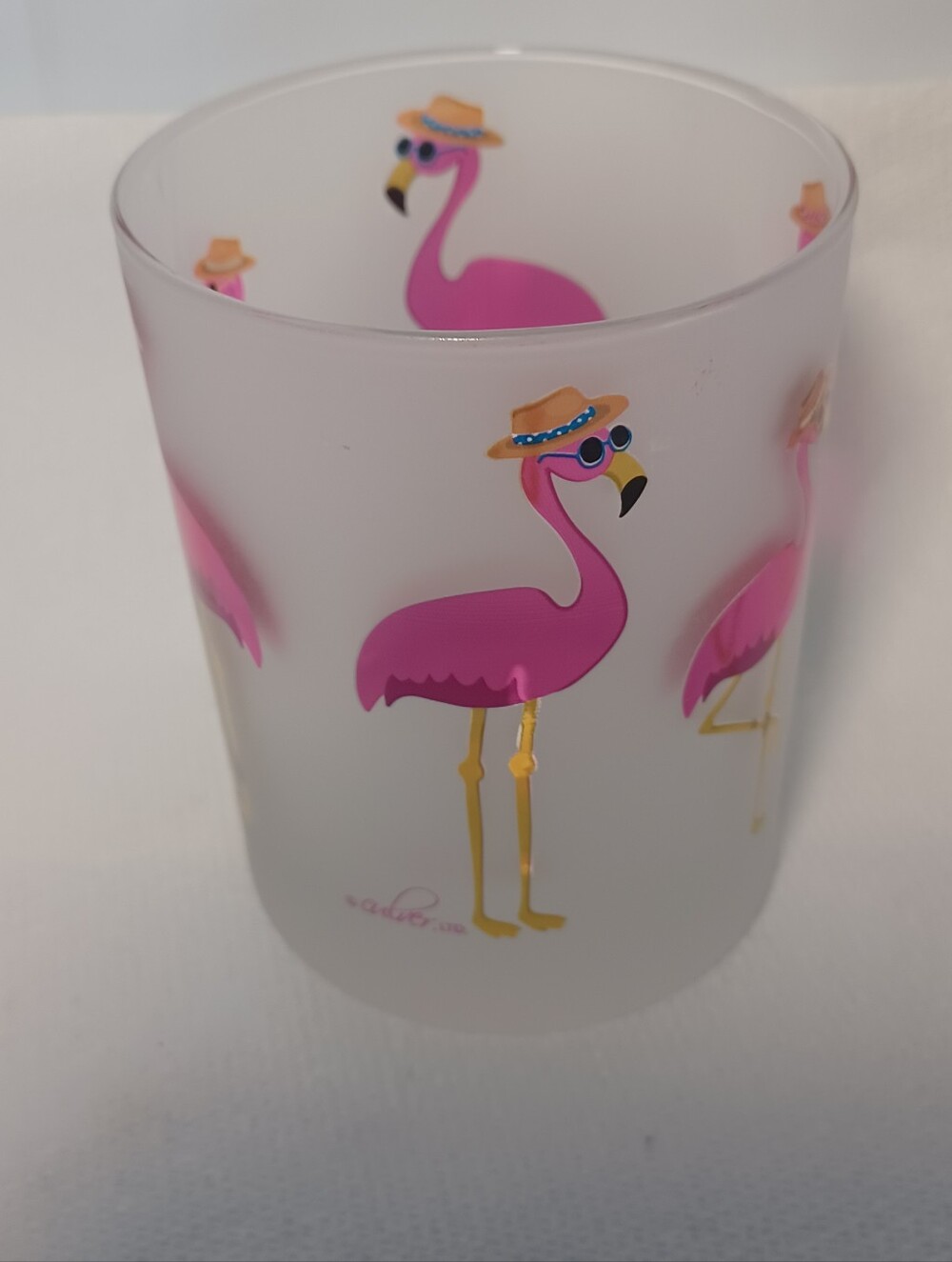 Culver Flamingo Rocks Glass 14oz – Satin or Frosted Vintage Barware